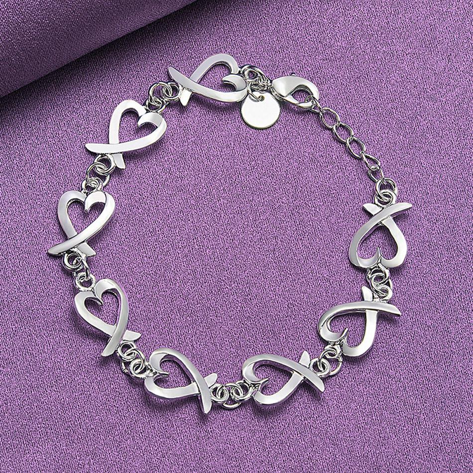 CHSHINE 925 стерлингового серебра браслет-цепочка с сердечком любви модный шарм свадебная вечеринка для женщин ювелирные изделия 20CM 8inches
CHSHINE 925 стерлингового серебра браслет-цепочка с сердечком любви модный шарм свадебная вечеринка для женщин ювелирные изделия 20CM 8inches