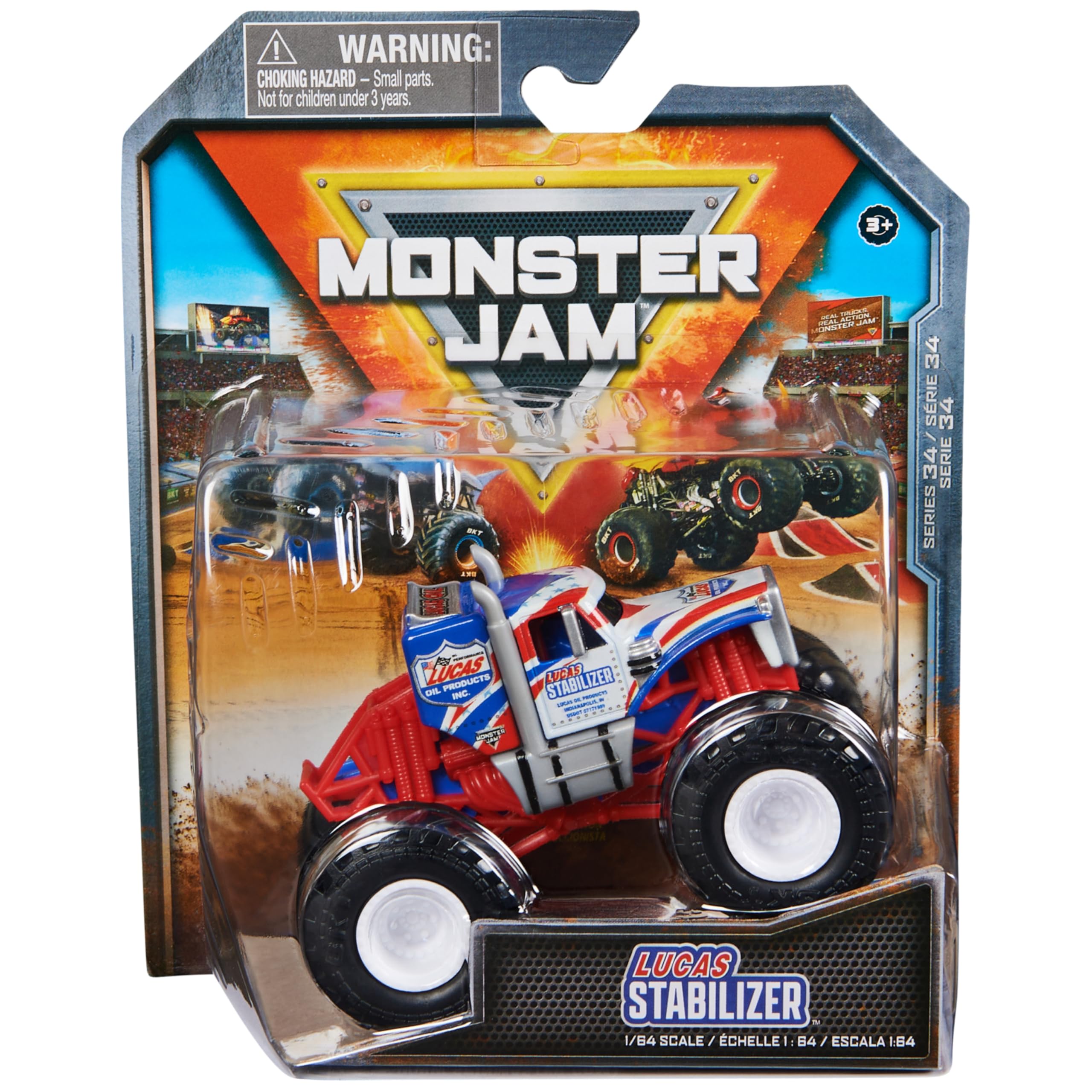 Monster Jam, Официальный стабилизатор Монстр-трак, Литая машина, 1:Масштаб 64, Детские игрушки для мальчиков от 3 лет
Monster Jam, Официальный стабилизатор Монстр-трак, Литая машина, 1:Масштаб 64, Детские игрушки для мальчиков от 3 лет