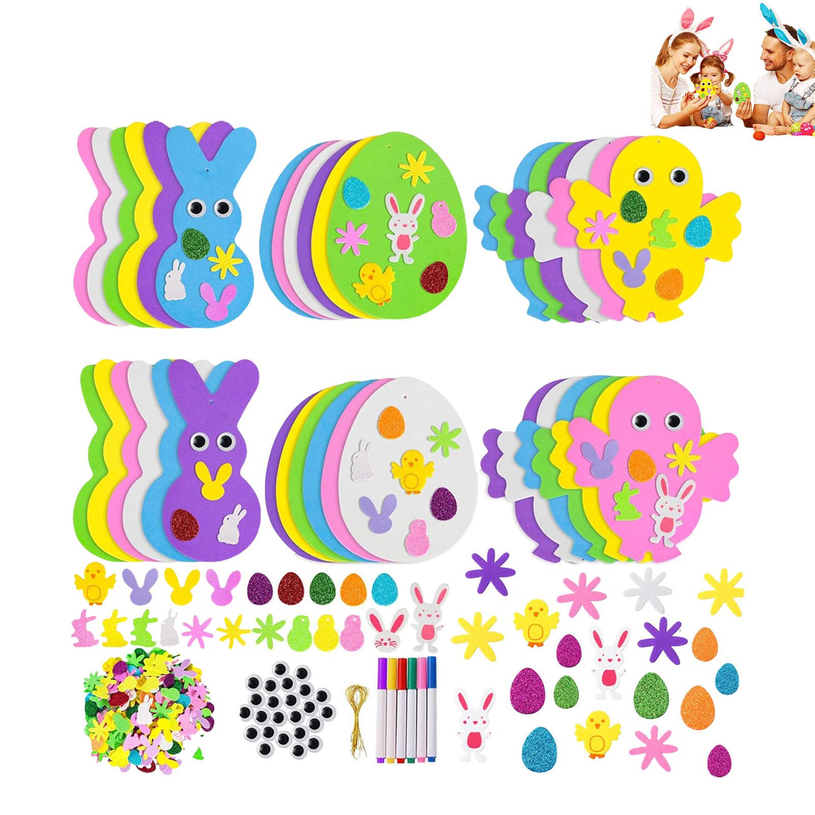 Diy Crafts For Kids Ages 8-12 Easter Foam Stickers Set Diy Egg Rabbit Chicken Easter Decorations Easter Craft Kit Family
Diy Crafts For Kids Ages 8-12 Easter Foam Stickers Set Diy Egg Rabbit Chicken Easter Decorations Easter Craft Kit Family