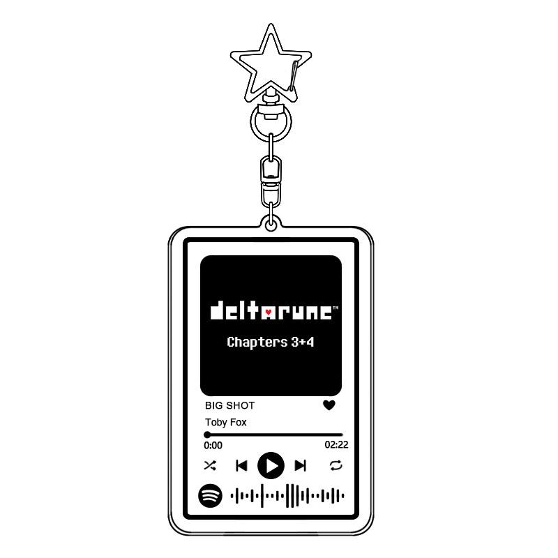 Deltarune Music Keychain Exquisite Student Song Follow Your Body Carry Backpack Decorate Pendant Decorate Keyring Birthday Gift
Deltarune Music Keychain Exquisite Student Song Follow Your Body Carry Backpack Decorate Pendant Decorate Keyring Birthday Gift