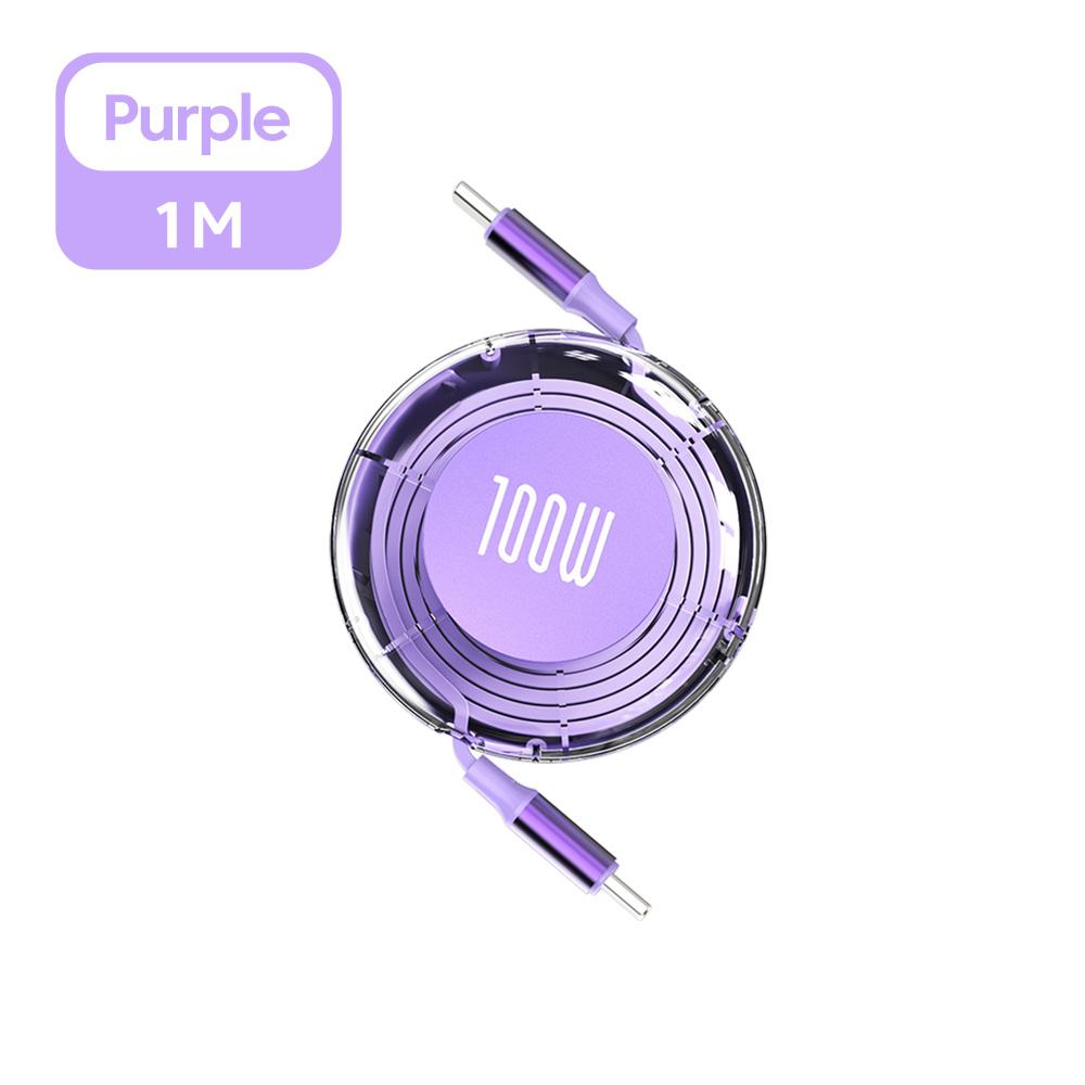 100W Type C to Type C Cable PD Fast Charging USB C to USB C For iPhone Samsung Xiaomi iPad Quick Charge Retractable Data Cables фиолетовый
100W Type C to Type C Cable PD Fast Charging USB C to USB C For iPhone Samsung Xiaomi iPad Quick Charge Retractable Data Cables фиолетовый