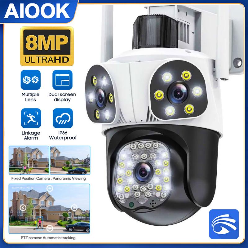 AIOOK уличная водонепроницаемая камера безопасности HD 8MP Wi-Fi CCTV полноцветный видеорегистратор ночного видения двусторонний аудиодомофон YOOSEE камера
AIOOK уличная водонепроницаемая камера безопасности HD 8MP Wi-Fi CCTV полноцветный видеорегистратор ночного видения двусторонний аудиодомофон YOOSEE камера