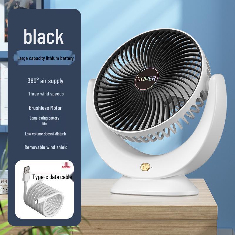 Low Noise Five-Blade USB Desktop Fan with Long Battery Life and Strong Wind 19.5*6*21 чёрный
Low Noise Five-Blade USB Desktop Fan with Long Battery Life and Strong Wind 19.5*6*21 чёрный