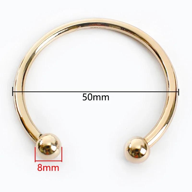 2/5/10Pcs Meetee 15-60mm U-shaped Metal Rings Buckle Double-headed Screw Loop Clasp for Swimwear Bikini Decor Hat Hook Accessory 2Pcs
2/5/10Pcs Meetee 15-60mm U-shaped Metal Rings Buckle Double-headed Screw Loop Clasp for Swimwear Bikini Decor Hat Hook Accessory 2Pcs