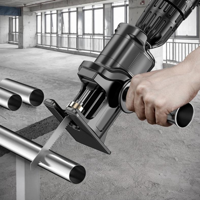 Профессиональная электрическая дрель поршневая пила деревообработка Дрель Ручные инструменты Резак Адаптер
Профессиональная электрическая дрель поршневая пила деревообработка Дрель Ручные инструменты Резак Адаптер