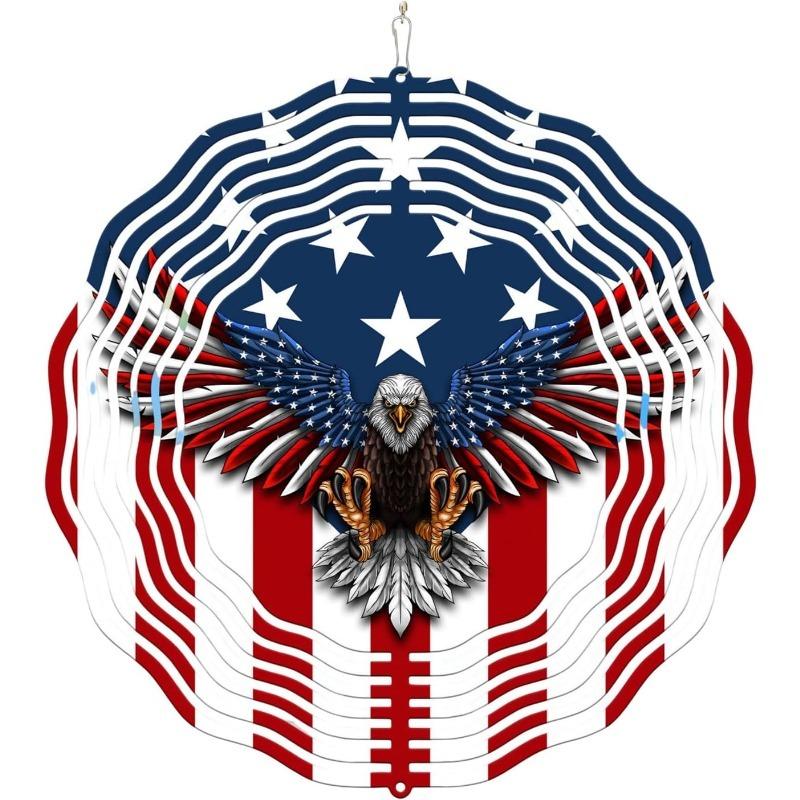Патриотические ветряные вертушки для улицы 4 июля Американский флаг Орел ветряная вертушка Металлические садовые ветряные кинетические вертушки для улицы Подвесные украшения 20X20CM синий
Патриотические ветряные вертушки для улицы 4 июля Американский флаг Орел ветряная вертушка Металлические садовые ветряные кинетические вертушки для улицы Подвесные украшения 20X20CM синий