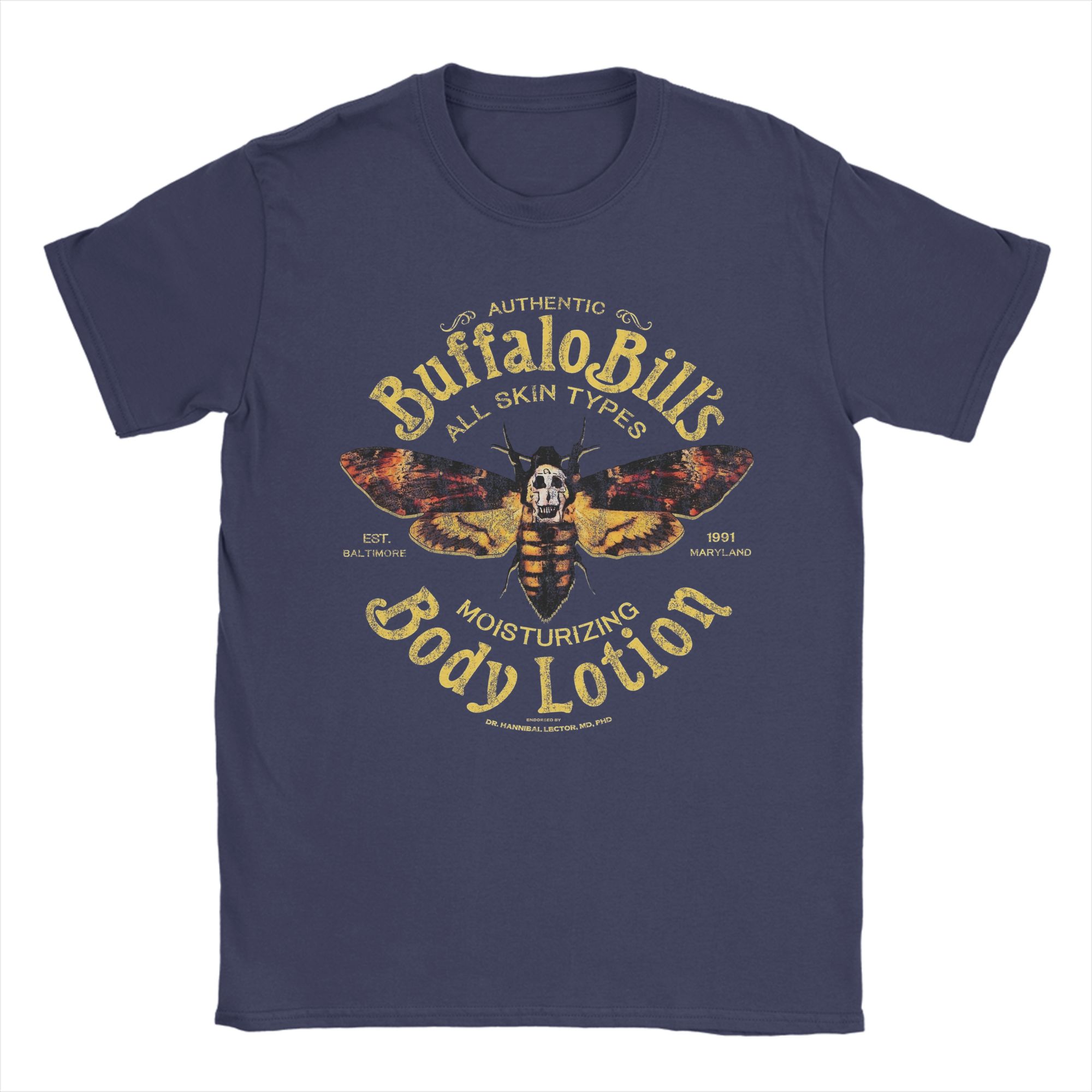 Buffalo Bill Body Lotion Deaths Head Moth Pure Cotton TShirt For Man Summer Crew Neck Tees Plus Size Dropshipping Clothing 4XL
Buffalo Bill Body Lotion Deaths Head Moth Pure Cotton TShirt For Man Summer Crew Neck Tees Plus Size Dropshipping Clothing 4XL