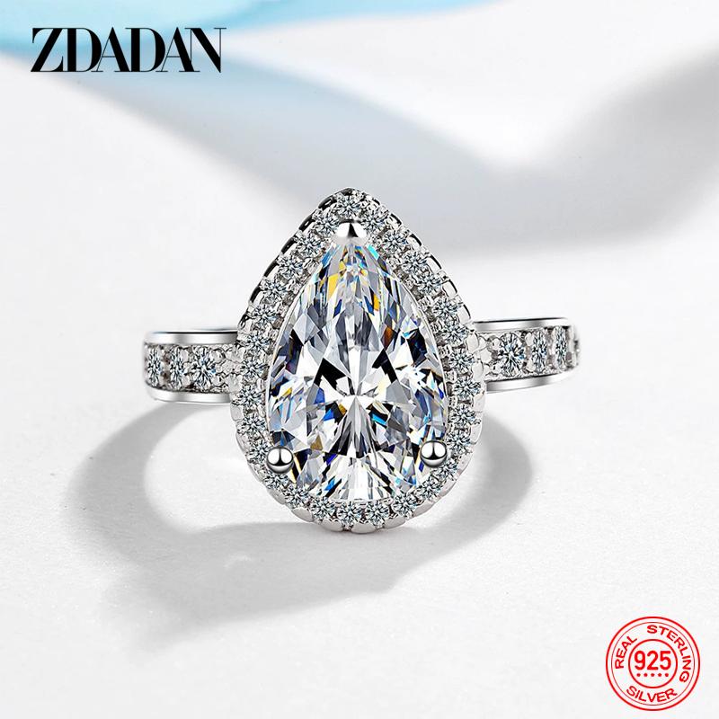 925 Sterling Silver 15mm Water Drop Ring for Women Fashion Wedding Jewelry Gift Resizable белый
925 Sterling Silver 15mm Water Drop Ring for Women Fashion Wedding Jewelry Gift Resizable белый