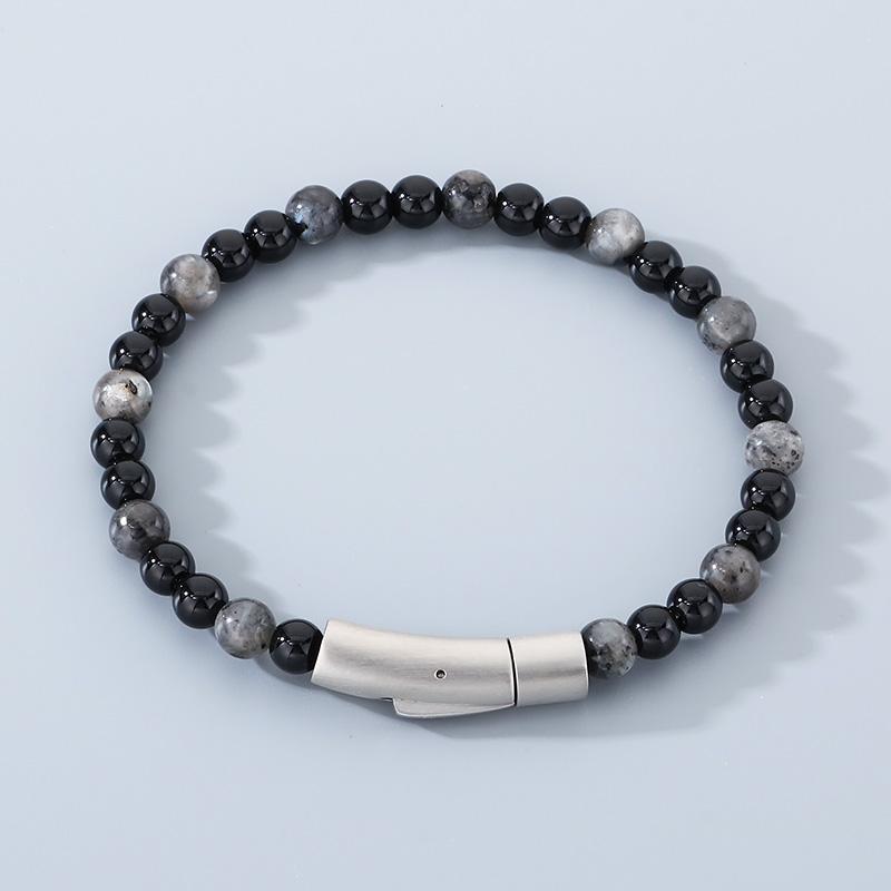 Kalen Men s Beaded Bracelet Hip Hop Style Volcanic Rock Stones with Stainless Steel Jewelry 6mm wide Charms Gifts for men 21cm
Kalen Men s Beaded Bracelet Hip Hop Style Volcanic Rock Stones with Stainless Steel Jewelry 6mm wide Charms Gifts for men 21cm