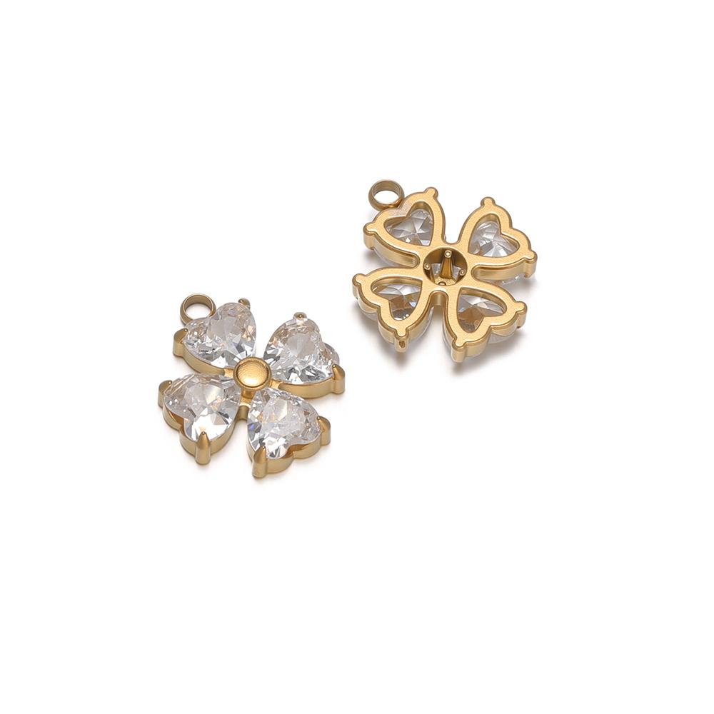 3pcs Stainless Steel Heart Zircon Pendants Transparent Crystal Flower Charms for DIY Necklace Jewelry Findings Earrings Making
3pcs Stainless Steel Heart Zircon Pendants Transparent Crystal Flower Charms for DIY Necklace Jewelry Findings Earrings Making