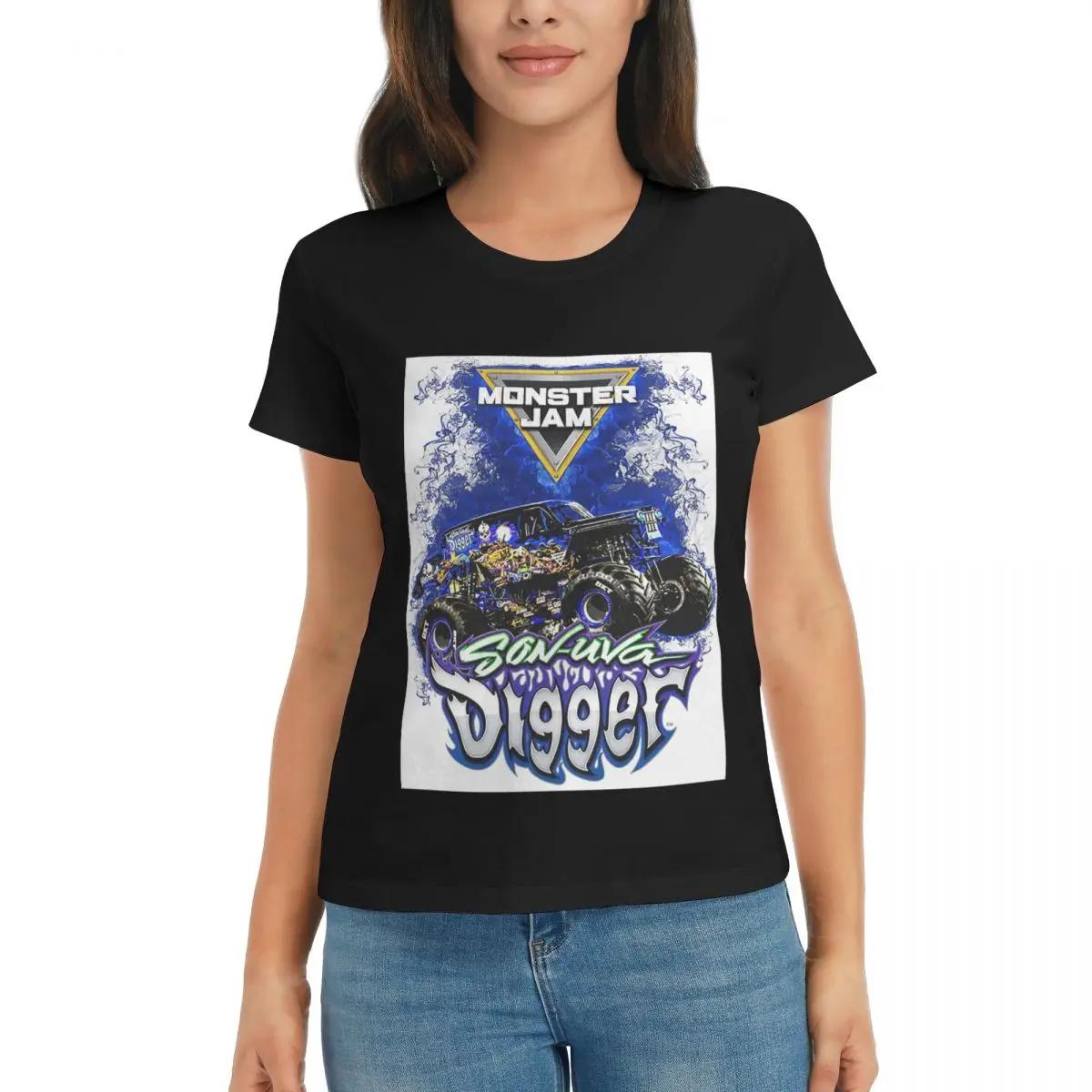 Women TShirt Classic Monster Jam Truck Pattern Summer Short Sleeve Tees Crew Neck Cotton T Shirts Clothes Tops Streetwear 4XL
Women TShirt Classic Monster Jam Truck Pattern Summer Short Sleeve Tees Crew Neck Cotton T Shirts Clothes Tops Streetwear 4XL