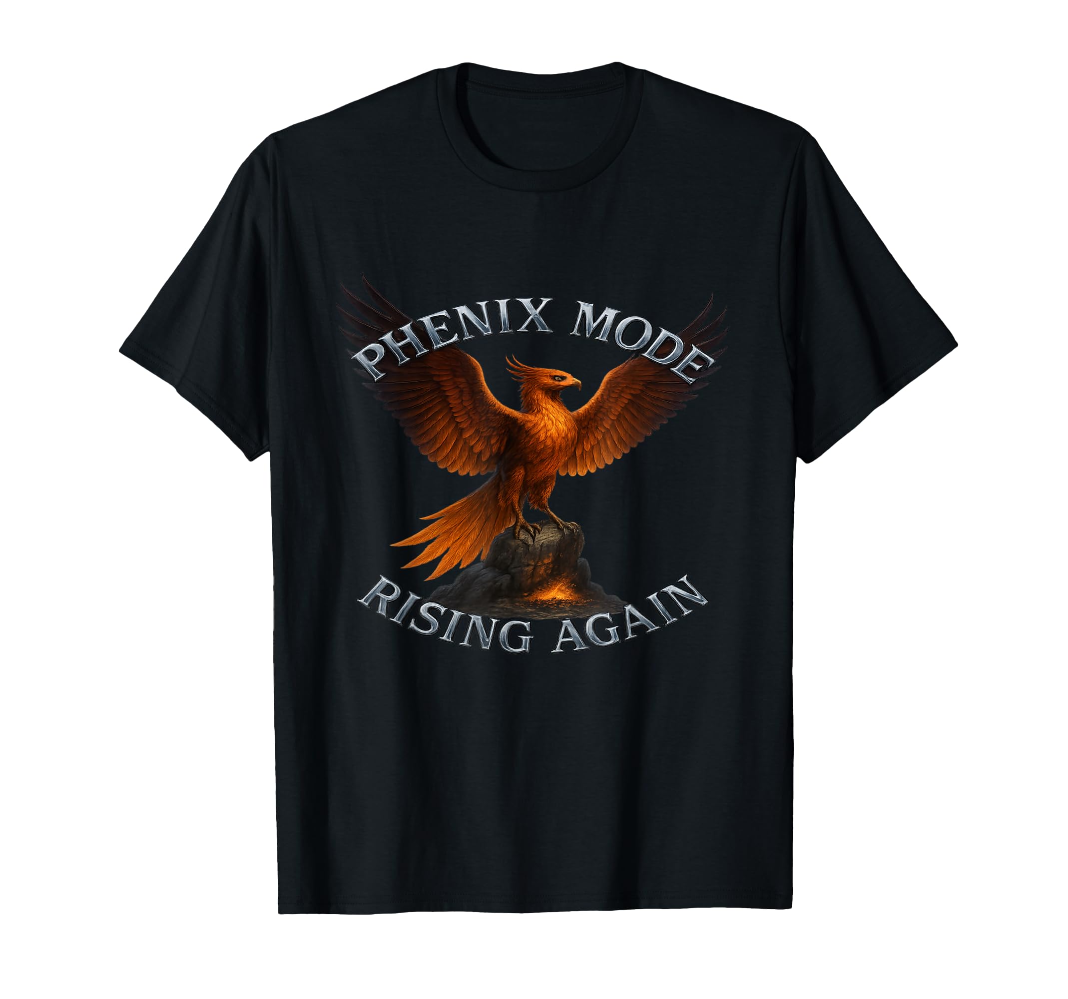 Phenix Mode Rising Again Extended Wings Smoldering Summit - T-Shirt чёрный
Phenix Mode Rising Again Extended Wings Smoldering Summit - T-Shirt чёрный