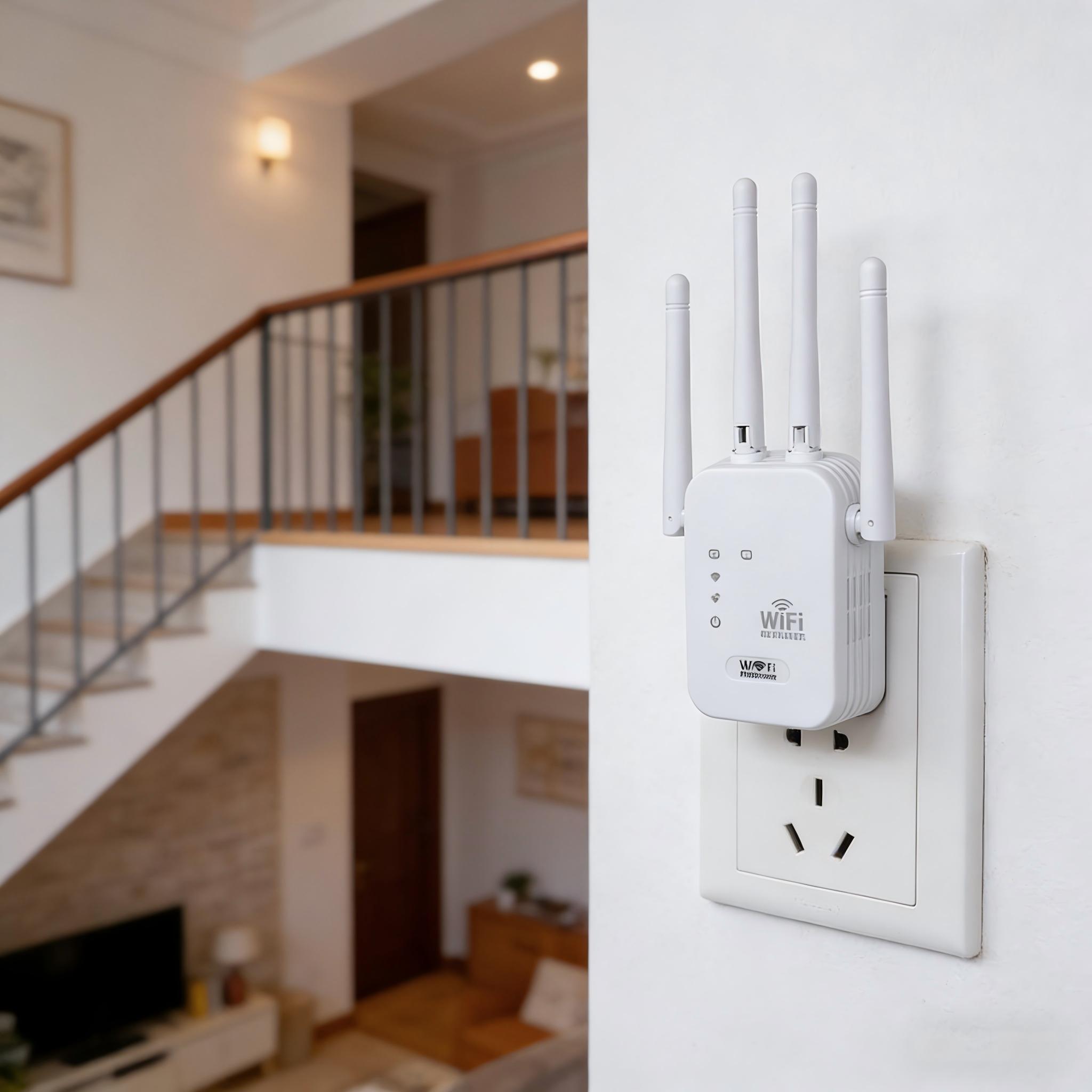 300Mbps Wireless WiFi Repeater 2.4G Signal Router 802.11N Long Range Wireless WiFi Extender Amplifier WIFI Booster EU Plug
300Mbps Wireless WiFi Repeater 2.4G Signal Router 802.11N Long Range Wireless WiFi Extender Amplifier WIFI Booster EU Plug