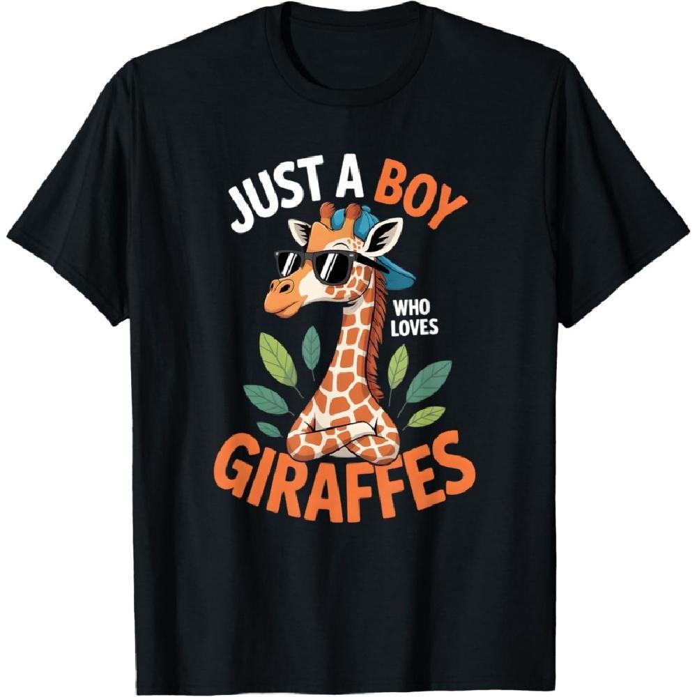 Мальчиковая футболка с жирафом S
Мальчиковая футболка с жирафом S