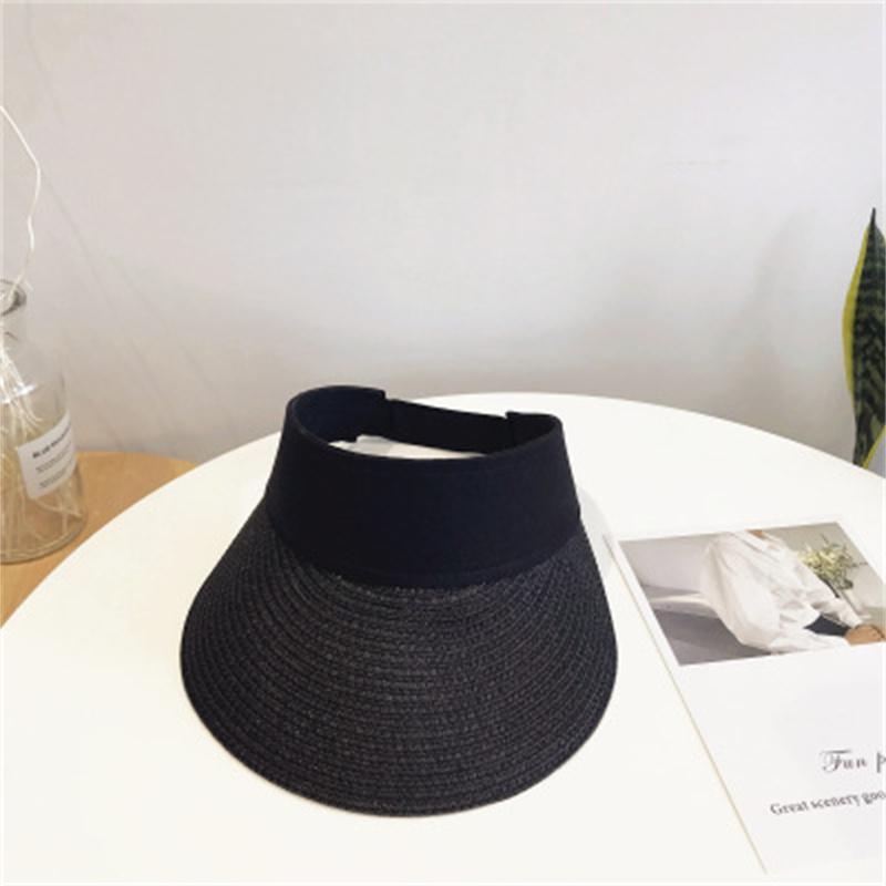 Summer Wear Woven Straw Hats Women Breathable Empty Top Casual Beach Visor Caps Wide Large Brim Hat Adjustable Foldable Sun Caps чорний
Summer Wear Woven Straw Hats Women Breathable Empty Top Casual Beach Visor Caps Wide Large Brim Hat Adjustable Foldable Sun Caps чорний