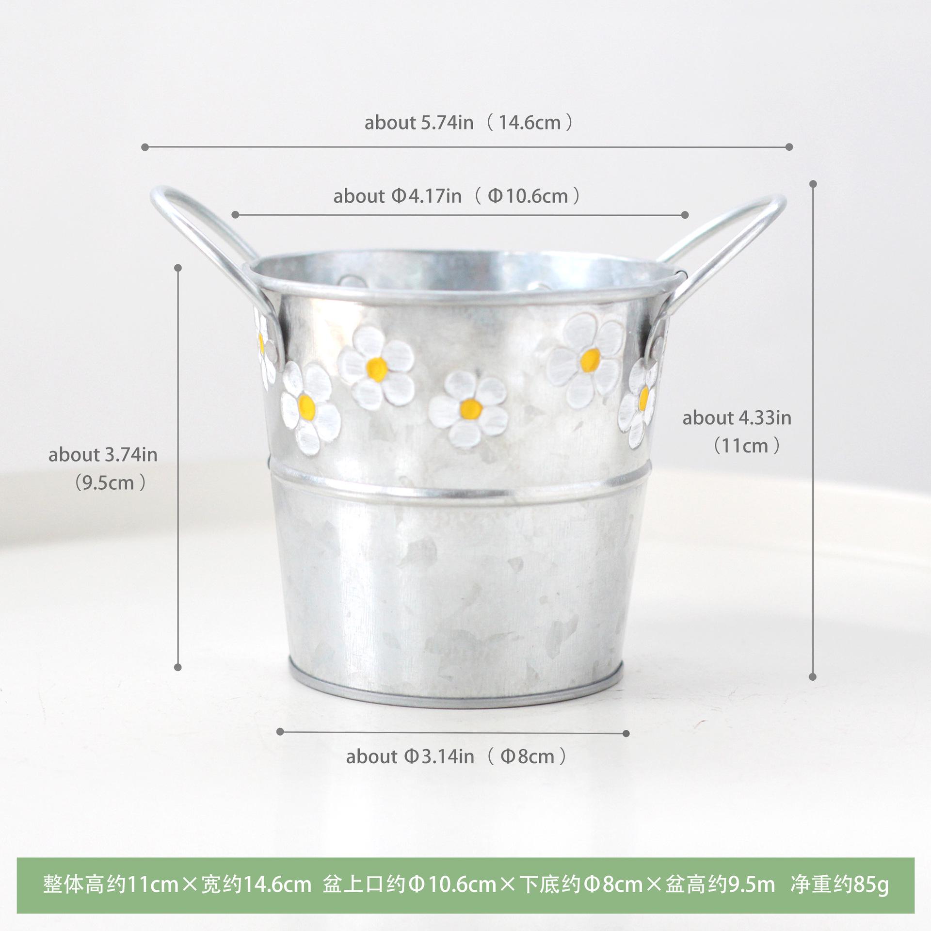 Vintage Distressed Tin Flower Pot - Large Retro Milk Can Vase, Multiple Styles for Living Room Decor Embossed Iron Bucket
Vintage Distressed Tin Flower Pot - Large Retro Milk Can Vase, Multiple Styles for Living Room Decor Embossed Iron Bucket