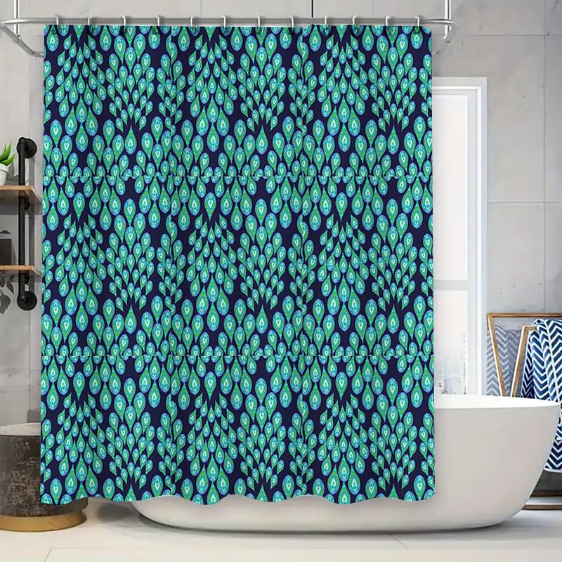 Bathroom Shower Curtain Waterproof Floral Pattern Vintage Blue Green Botanical Nature Home Decor Washable Fabric Liner W60H190(CM)-1 Pcs
Bathroom Shower Curtain Waterproof Floral Pattern Vintage Blue Green Botanical Nature Home Decor Washable Fabric Liner W60H190(CM)-1 Pcs
