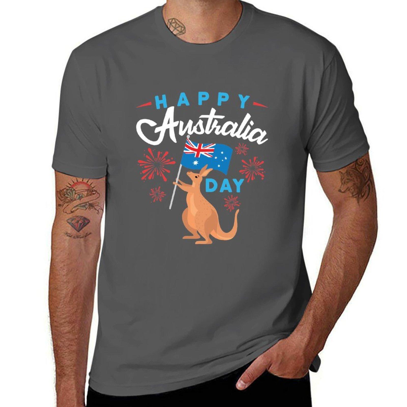 Happy Australia Day T-Shirt t shirts for man cotton funny t shirts for man pack white cotton t shirt man T-Shirt 4XL
Happy Australia Day T-Shirt t shirts for man cotton funny t shirts for man pack white cotton t shirt man T-Shirt 4XL