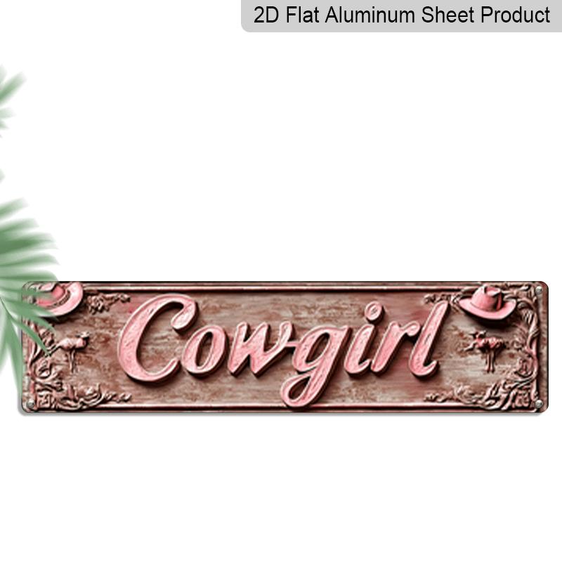 3.94 X 15.74 Inches Aluminum Decorative Sign - 2D Flat, 1pc Cowgirl Metal Sign - Retro Decoration with Floral Details, 4X16 Inch Rustic Farmhouse Bar 40cm x 10cm
3.94 X 15.74 Inches Aluminum Decorative Sign - 2D Flat, 1pc Cowgirl Metal Sign - Retro Decoration with Floral Details, 4X16 Inch Rustic Farmhouse Bar 40cm x 10cm