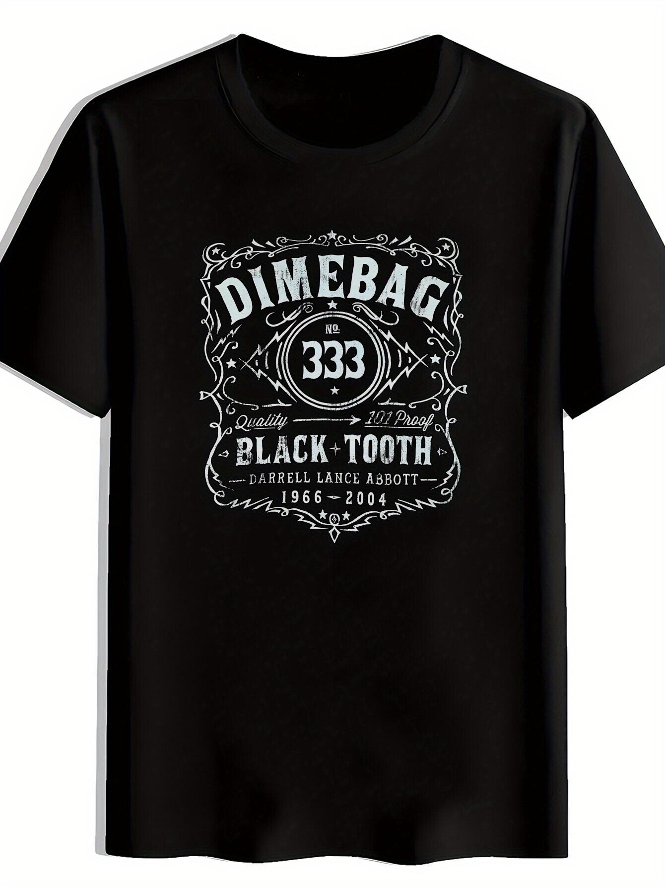 Vintage Black T-shirt with Dimebag 333 Graphic - Quality Polyester XXL
Vintage Black T-shirt with Dimebag 333 Graphic - Quality Polyester XXL