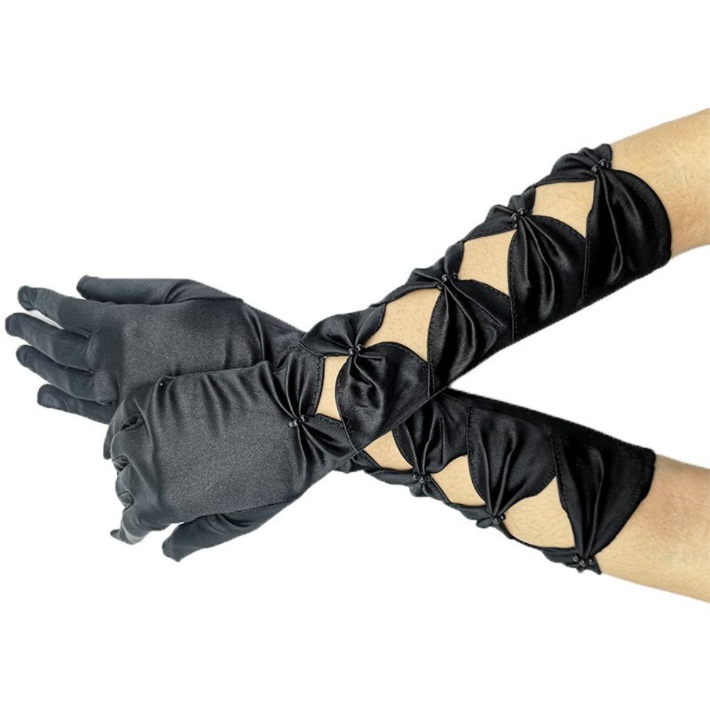 Elastic Women s Long Mittens Elegant Wedding Dress Mittens New Bride s Long Gloves Party Supplies білий
Elastic Women s Long Mittens Elegant Wedding Dress Mittens New Bride s Long Gloves Party Supplies білий