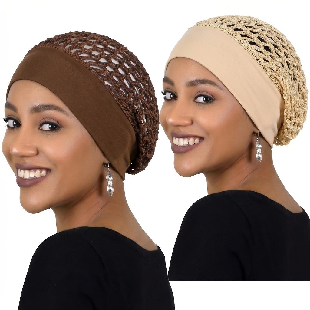 2Pcs Elastic Wide-Brimmed Hair Net Sleep Cap, Hair Protection Cap, Base Cap, Beauty Care Cap 2Pcs-JDW-65 Khaki/Coffee
2Pcs Elastic Wide-Brimmed Hair Net Sleep Cap, Hair Protection Cap, Base Cap, Beauty Care Cap 2Pcs-JDW-65 Khaki/Coffee