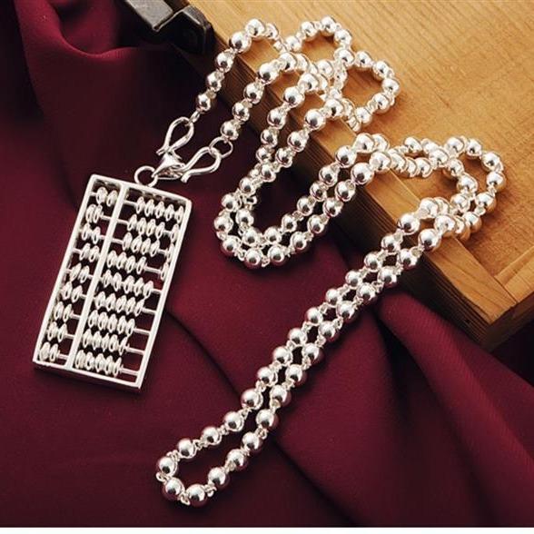 Abacus 99 Sterling Silver Long Sweater Chain Necklace: Women s Fashion Pendant, Versatile and Trendy High-End Design. Abacus Pendant
Abacus 99 Sterling Silver Long Sweater Chain Necklace: Women s Fashion Pendant, Versatile and Trendy High-End Design. Abacus Pendant