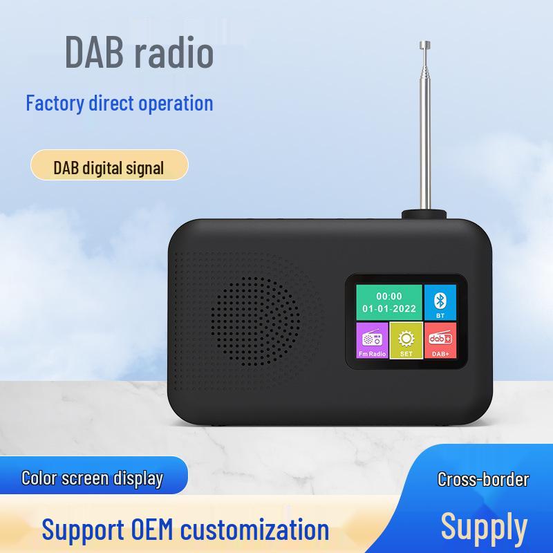 Popular Multi-Function DAB Radio with Screen, Time, DAB, FM, and AM Features 2.4-inch screen
Popular Multi-Function DAB Radio with Screen, Time, DAB, FM, and AM Features 2.4-inch screen