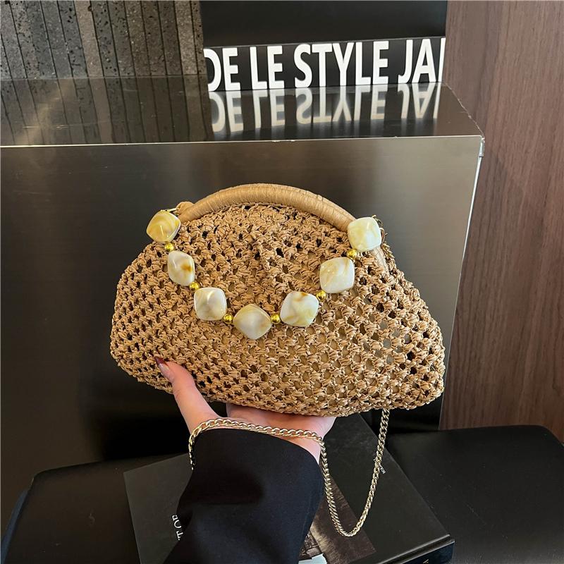 Women s Straw Woven Pattern Pearl Decor Handbag Elegant Aesthetic Daily Party Dating Shoulder Crossbody Bag 2026 New Summer
Women s Straw Woven Pattern Pearl Decor Handbag Elegant Aesthetic Daily Party Dating Shoulder Crossbody Bag 2026 New Summer