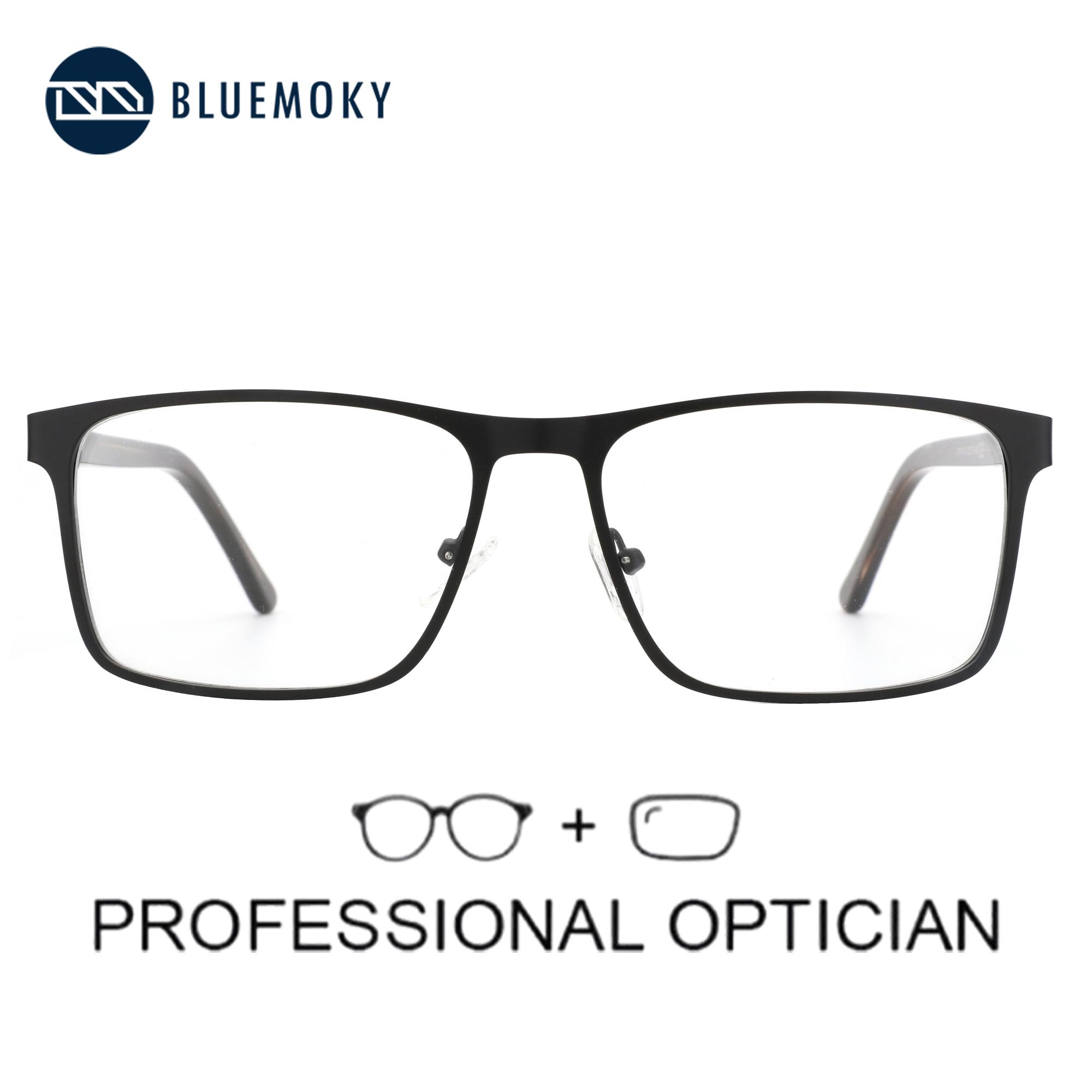 BLUEMOKY Metal Square Prescription Glasses With Graduated Lenses Myopia/Progressive/Photochromic Optical Eyeglasses For Men Single Version&1.56&None
BLUEMOKY Metal Square Prescription Glasses With Graduated Lenses Myopia/Progressive/Photochromic Optical Eyeglasses For Men Single Version&1.56&None