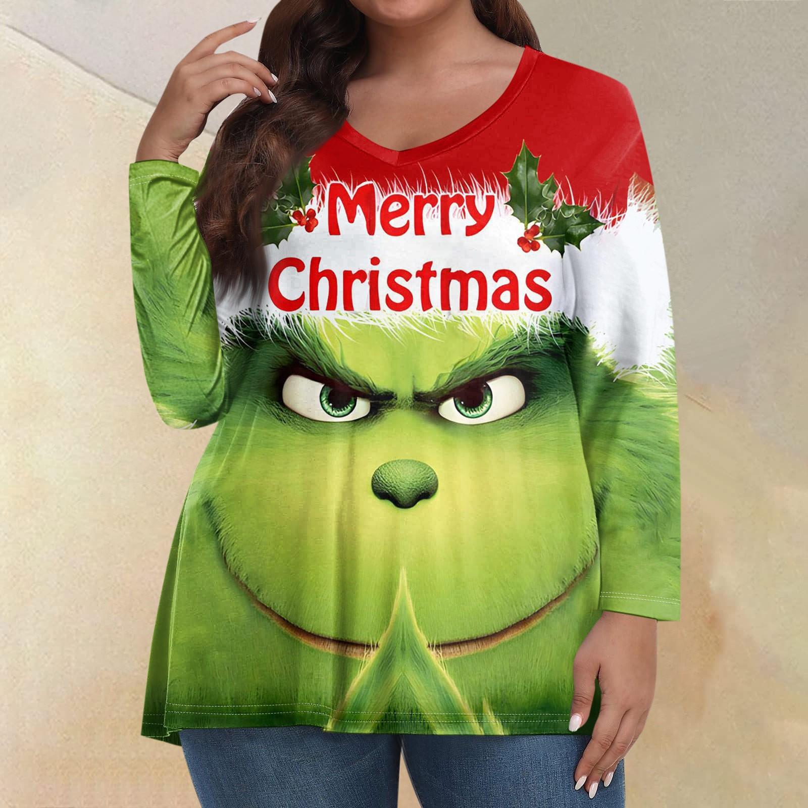 Женские топы больших размеров с длинным рукавом и принтом, рубашки с V-образным вырезом, повседневная одежда, топы XXL
Женские топы больших размеров с длинным рукавом и принтом, рубашки с V-образным вырезом, повседневная одежда, топы XXL