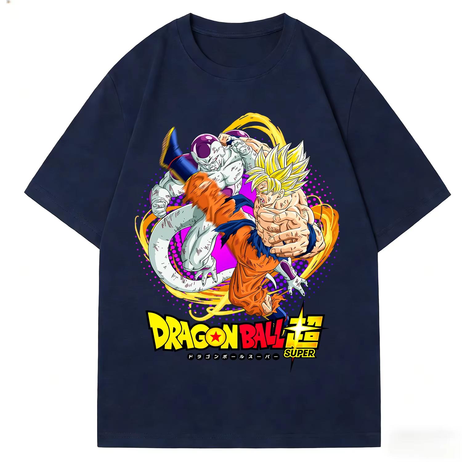 Dragon Ball Vintage Super Saiyan Goku Frieza Print TShirt pure Cotton Unisex Tee Unisex High Quality Streetwear Tee 2026 Summer S
Dragon Ball Vintage Super Saiyan Goku Frieza Print TShirt pure Cotton Unisex Tee Unisex High Quality Streetwear Tee 2026 Summer S