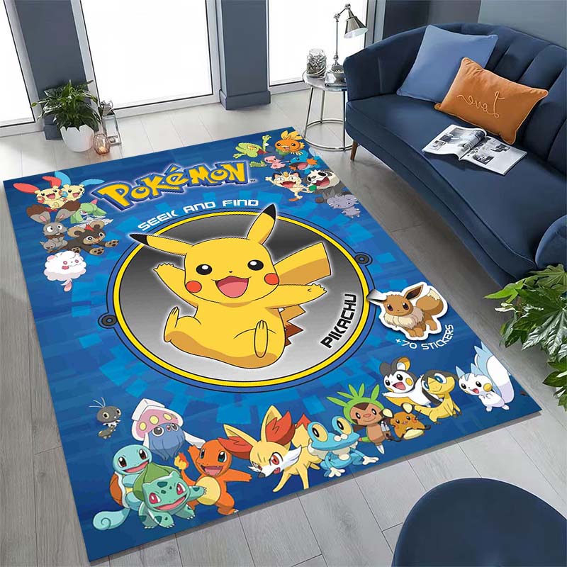 Pokémon-themed Non-slip Rugs in Various Sizes Are Suitable for Decorating Living Rooms, Bedrooms, Sofas, and Kitchens. 60x90cm
Pokémon-themed Non-slip Rugs in Various Sizes Are Suitable for Decorating Living Rooms, Bedrooms, Sofas, and Kitchens. 60x90cm