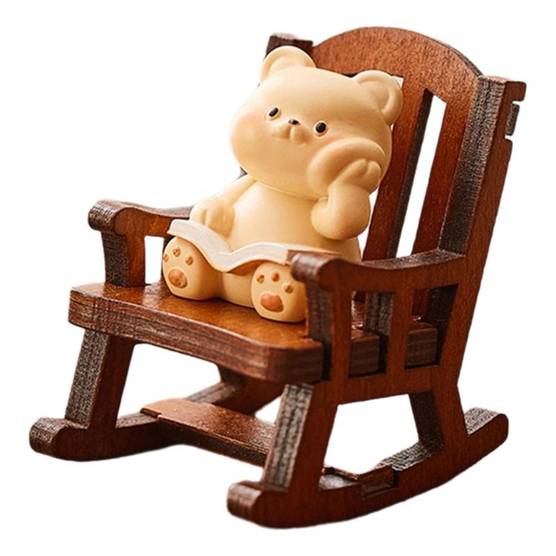Rocking Chair Animal Figurine Small Sculpture Lovely Miniature Figurine Ornament Home Decoration for Bedroom Office 1
Rocking Chair Animal Figurine Small Sculpture Lovely Miniature Figurine Ornament Home Decoration for Bedroom Office 1