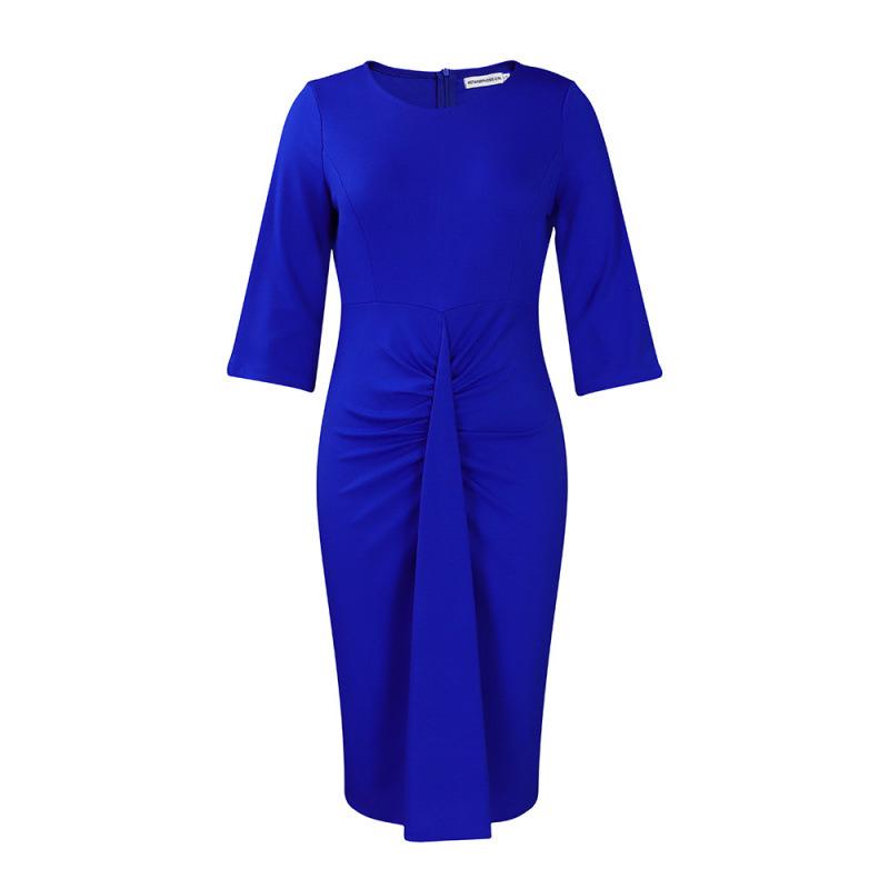 2026 Elegant Fashion Bodycon Ruched Plus Size Pencil Dress for Women M королевский синий
2026 Elegant Fashion Bodycon Ruched Plus Size Pencil Dress for Women M королевский синий