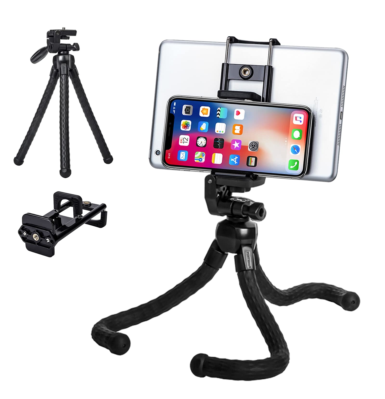 ZenCT Mini Flexible Smartphone Tabletop 360 Degree Holder Load Capacity lbs Can Be Fixed Mini Tabletop Compatible with Ring CT171 Tripod, Tripod, чорний
ZenCT Mini Flexible Smartphone Tabletop 360 Degree Holder Load Capacity lbs Can Be Fixed Mini Tabletop Compatible with Ring CT171 Tripod, Tripod, чорний