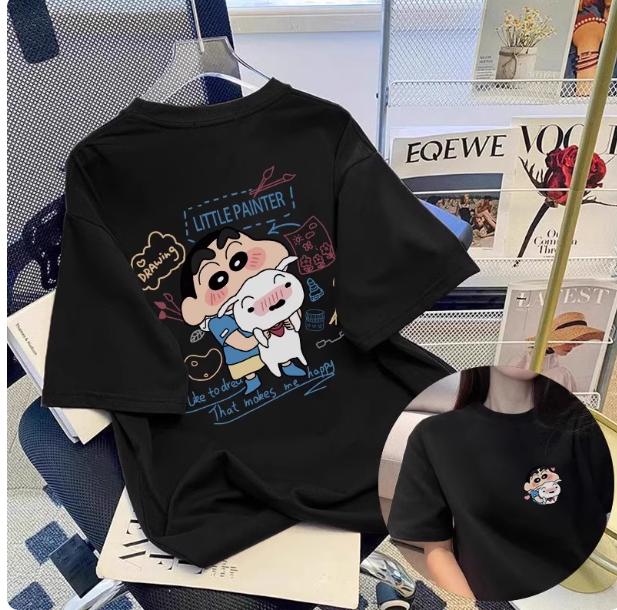 MINISO Cartoon Crayon Shin-chan Print Short Sleeve Women Men Loose Casual Comfortable T-shirt Stylish Tops Hot-selling Tees S
MINISO Cartoon Crayon Shin-chan Print Short Sleeve Women Men Loose Casual Comfortable T-shirt Stylish Tops Hot-selling Tees S