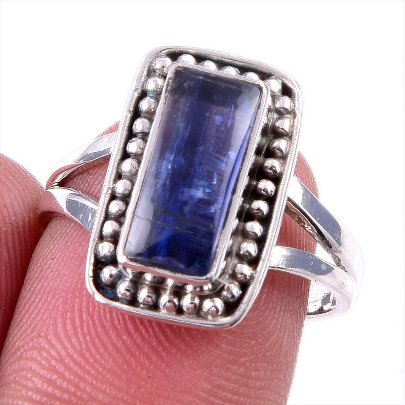 Natural Kyanite Gemstone Handmade 925 Solid Sterling Silver Gift Ring S.7 n1Q32
Natural Kyanite Gemstone Handmade 925 Solid Sterling Silver Gift Ring S.7 n1Q32