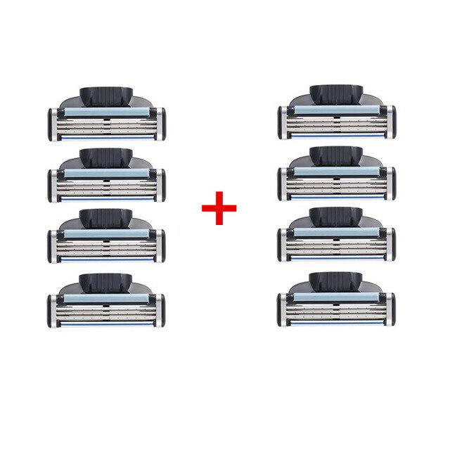 8 шт./лот 3-слойные бритвенные лезвия для бритвы Mache 3 Men Gile, сменные лезвия Proglide, картридж синий
8 шт./лот 3-слойные бритвенные лезвия для бритвы Mache 3 Men Gile, сменные лезвия Proglide, картридж синий