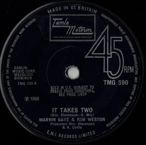 7inch Record MARVIN GAYE KIM WESTON It Takes Two TMG590 Tamla Motown 1967 UK SoulFunk Used
7inch Record MARVIN GAYE KIM WESTON It Takes Two TMG590 Tamla Motown 1967 UK SoulFunk Used