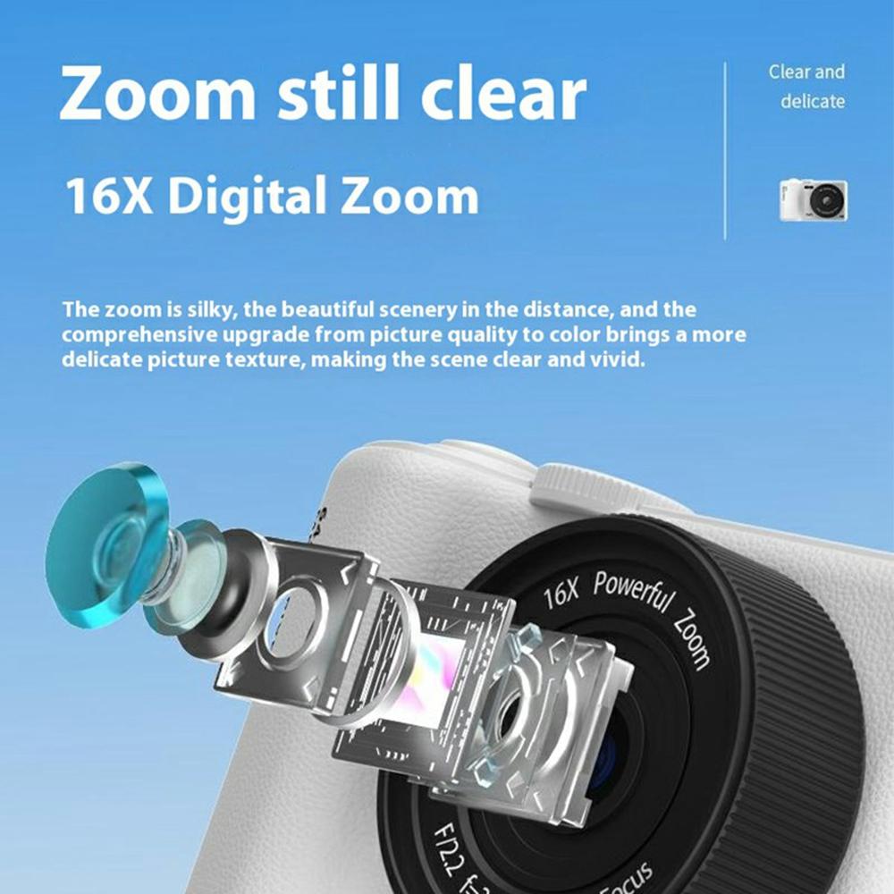 H8 3 Inch Flip Screen 48MP CCD Digital Camera 16X Digital Zoom 4K Video Recorder with LED Flash Type A
H8 3 Inch Flip Screen 48MP CCD Digital Camera 16X Digital Zoom 4K Video Recorder with LED Flash Type A