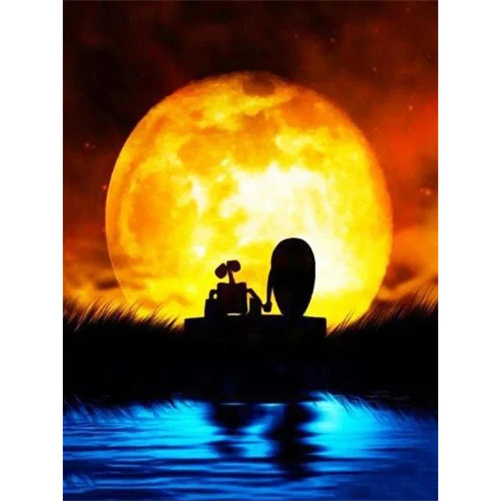 Disney Diamond Painting WALL E EVE Silhouette Romantic Illustration Mosaic Handmade Hobby DIY Gift Home Decoration Embroidery Round 20x30cm
Disney Diamond Painting WALL E EVE Silhouette Romantic Illustration Mosaic Handmade Hobby DIY Gift Home Decoration Embroidery Round 20x30cm
