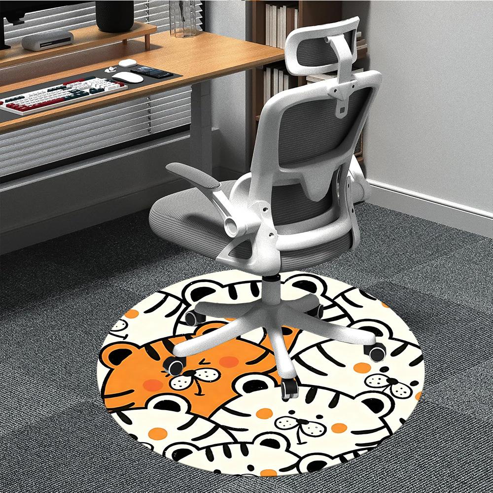 1pc Tiger Cute Office Round Area Rug, Indoor Mat Suitable ForOffice, Under Office Chairs Bedroom Living Room Home Decor, Room Deco, D011 80cm by 80cm
1pc Tiger Cute Office Round Area Rug, Indoor Mat Suitable ForOffice, Under Office Chairs Bedroom Living Room Home Decor, Room Deco, D011 80cm by 80cm