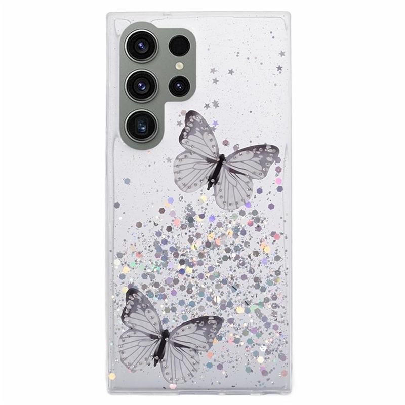 WANLONFENG AW Series for Samsung Galaxy S23 Ultra Case TPU Phone Cover with Screen Protector Bling 3D Butterfly White
WANLONFENG AW Series for Samsung Galaxy S23 Ultra Case TPU Phone Cover with Screen Protector Bling 3D Butterfly White