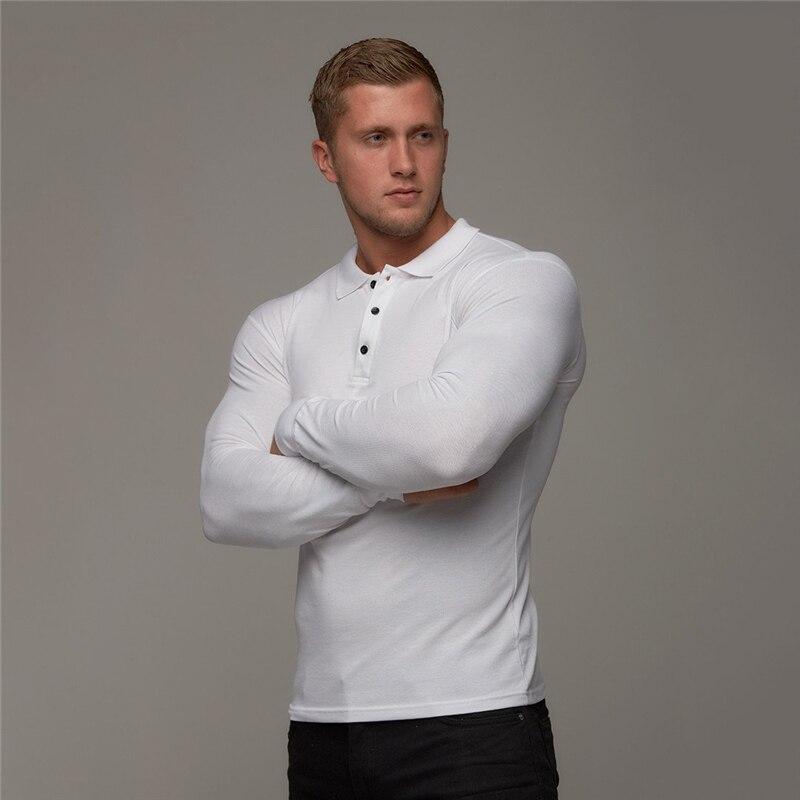 Чоловіча сорочка поло Muscleguys, бавовняна дихаюча фітнес, довгий рукав, осінній спортивний одяг XXL білий
Чоловіча сорочка поло Muscleguys, бавовняна дихаюча фітнес, довгий рукав, осінній спортивний одяг XXL білий
