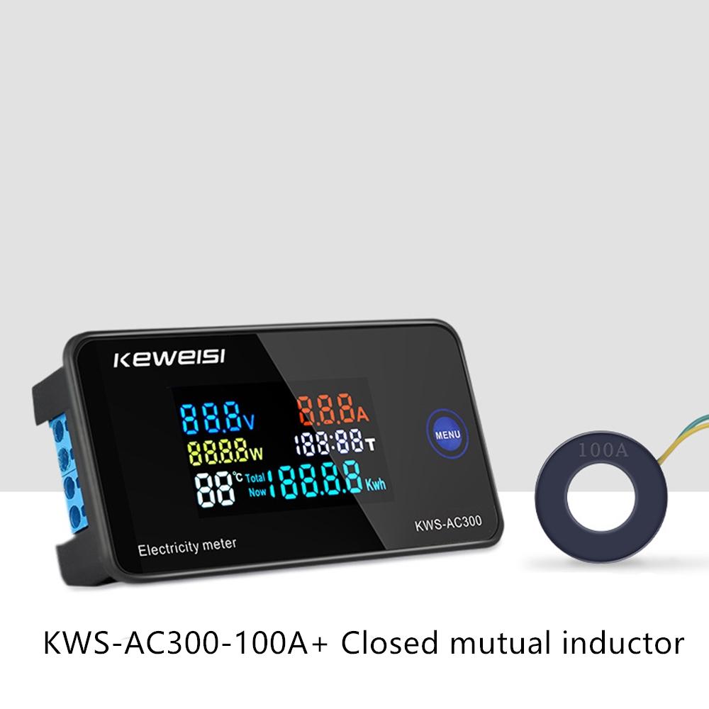 KWS-AC300 Voltmeter Voltage Tester AC 50-300V Power Energy Meter LED Wattmeter Electric Meter With Reset Function 0-100A 40% Off
KWS-AC300 Voltmeter Voltage Tester AC 50-300V Power Energy Meter LED Wattmeter Electric Meter With Reset Function 0-100A 40% Off