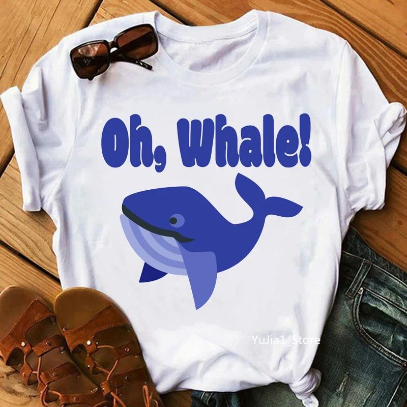 Wen Whale Printed Short Sleeved Tshirt White Watercolor Painting Faith Casual Versatile Neutral Top Home Casual Clothing S
Wen Whale Printed Short Sleeved Tshirt White Watercolor Painting Faith Casual Versatile Neutral Top Home Casual Clothing S