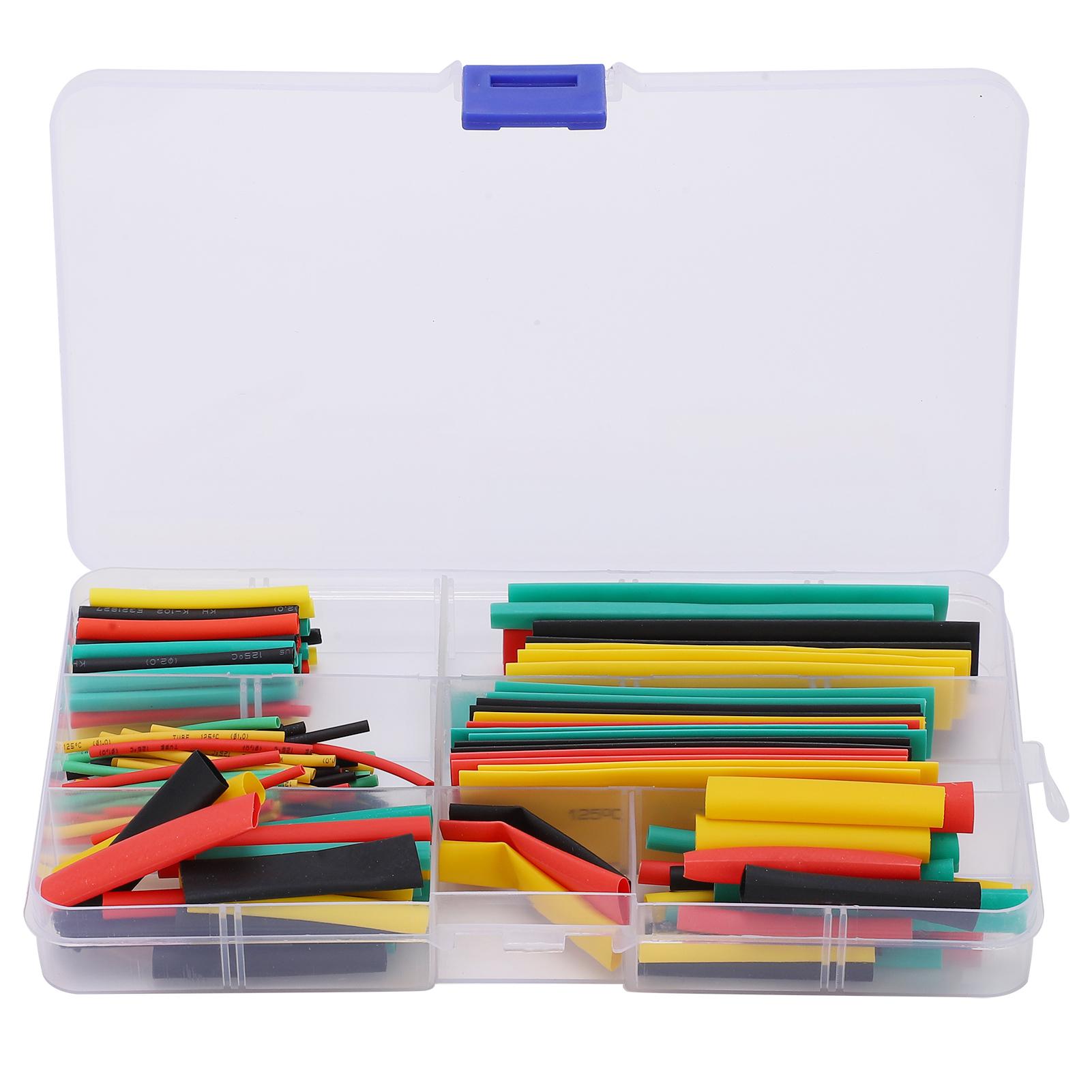 164pcs Heat Shrink Tubing Sleeving 2:1 Ratio Insulation Electrical Wire Cable Wrap Assortment
164pcs Heat Shrink Tubing Sleeving 2:1 Ratio Insulation Electrical Wire Cable Wrap Assortment