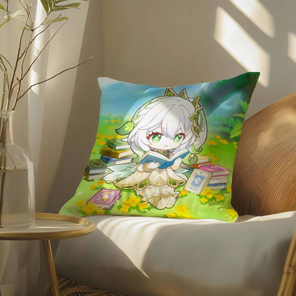Game Genshin Impact-G Cute Nahida Pillow Case Silky elegant Comfort Sofa Bed Invisible zipper Beach pillowcase 12x12Inch
Game Genshin Impact-G Cute Nahida Pillow Case Silky elegant Comfort Sofa Bed Invisible zipper Beach pillowcase 12x12Inch