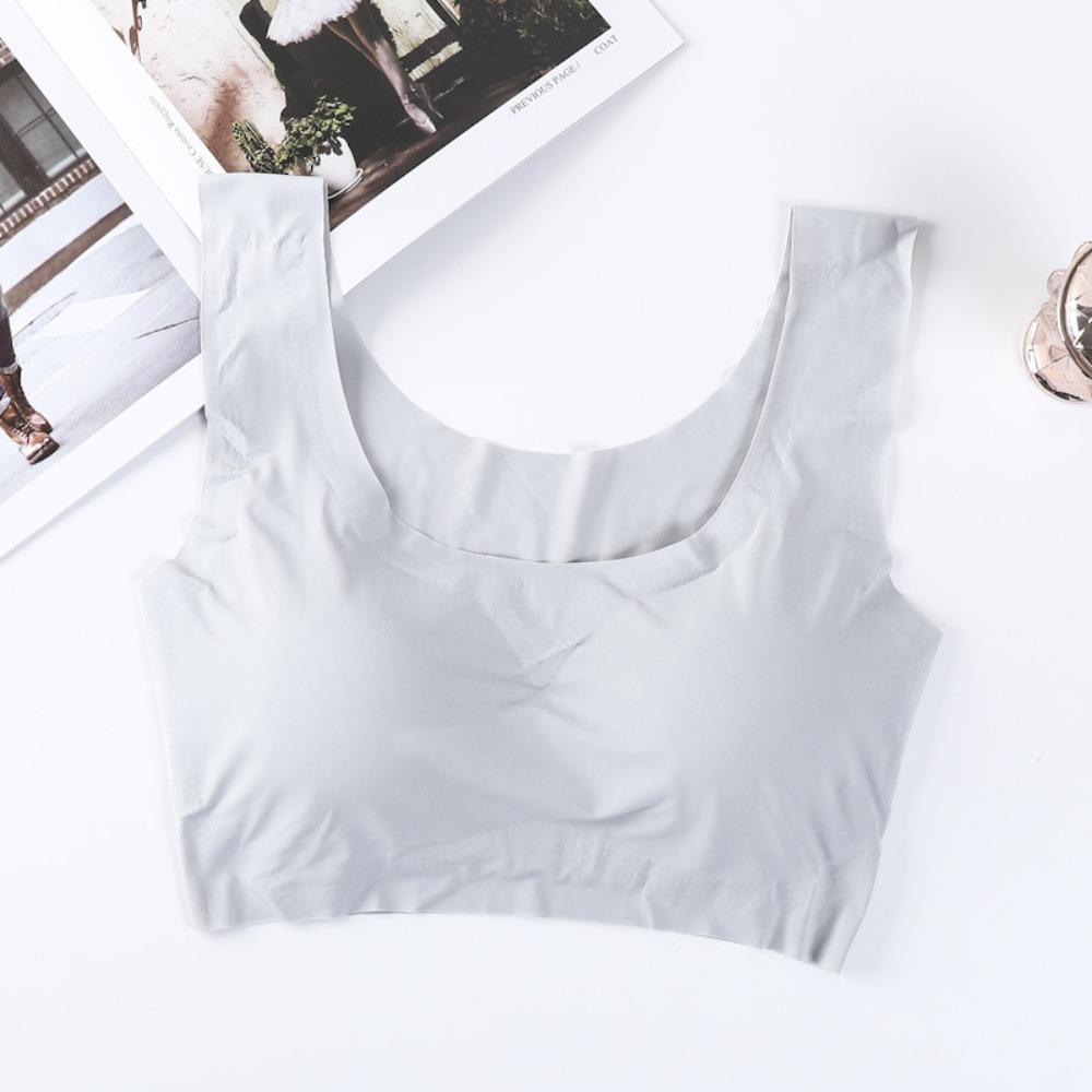 Seamless Bra Wire Free Brassieres Soft Intimate Women s Underwear Female Intimates Womens Lingerie Underwear XXL(90BCD) світло-сірого кольору
Seamless Bra Wire Free Brassieres Soft Intimate Women s Underwear Female Intimates Womens Lingerie Underwear XXL(90BCD) світло-сірого кольору